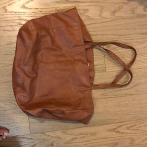 Leather hobo bag